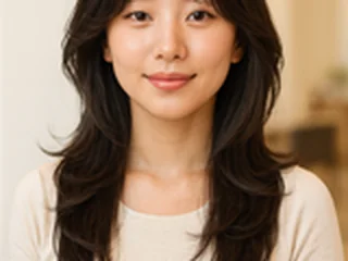 레이어드컷 스타일